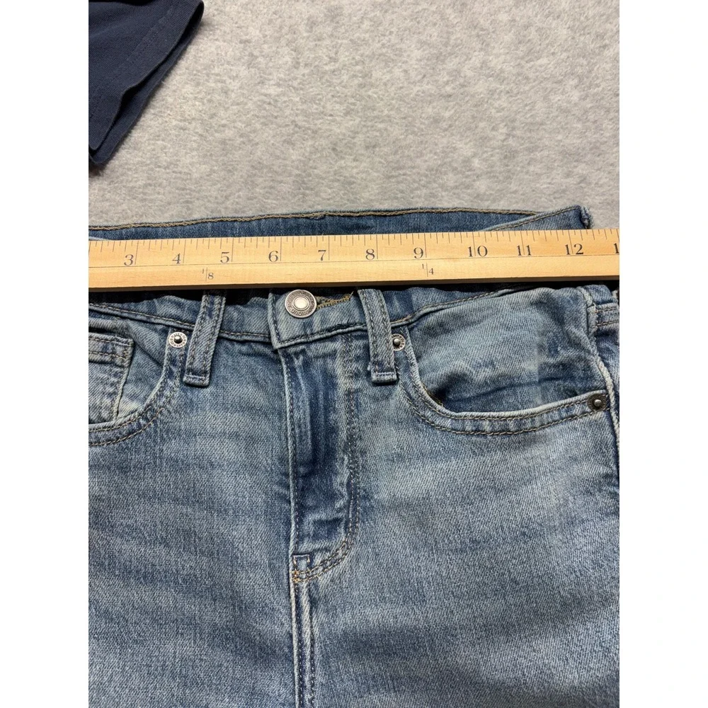 Gap Athletic T-Shirt & Old Navy Built-In Tough Slim Jeans Set Size 8-12
